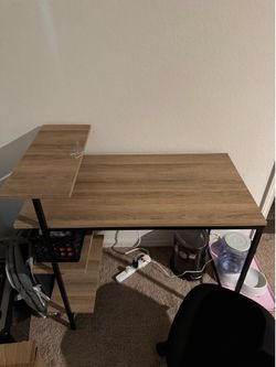 Desk with chair