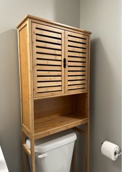 Bamboo Bathroom Storage Cabinet