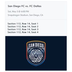 San Diego FC Soccer Tickets 