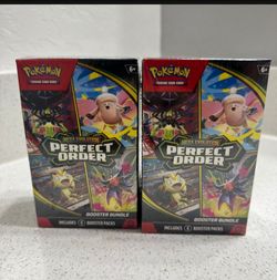 Mega Evolution Perfect order booster bundle $37 each