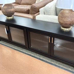 New 85” Black TV Stand