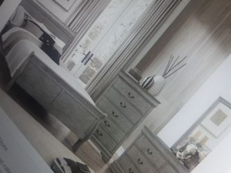 4 pc grey bedroom new