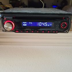 Kenwood Cd Cd-R And Cd-rw Discs Car Radio Excellent Condition 