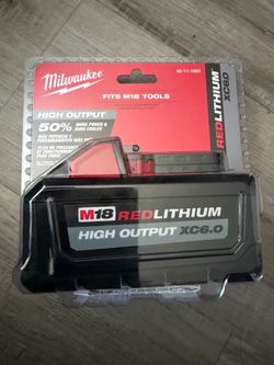 Milwaukee battery High output XC 6.0