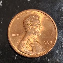 1 Cent 1990 D RD