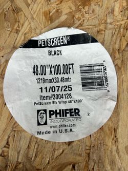 PETSCREEN BLACK PHIFER