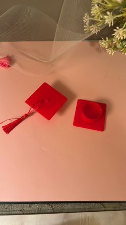 Graduation decorations  Red Caps