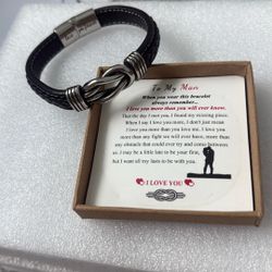 Men’s Leather Bracelet - New