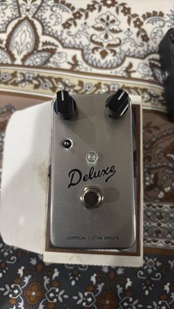 Pedal for electric guitar deluxe, Love pedal custom FX silver