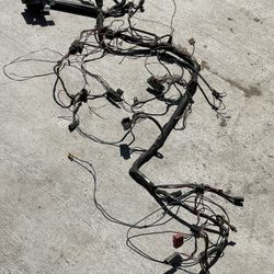 MUSTANG II DASH WIRE HARNESS W/ FUSE BOX OEM 1977 W/ A/C & Clock