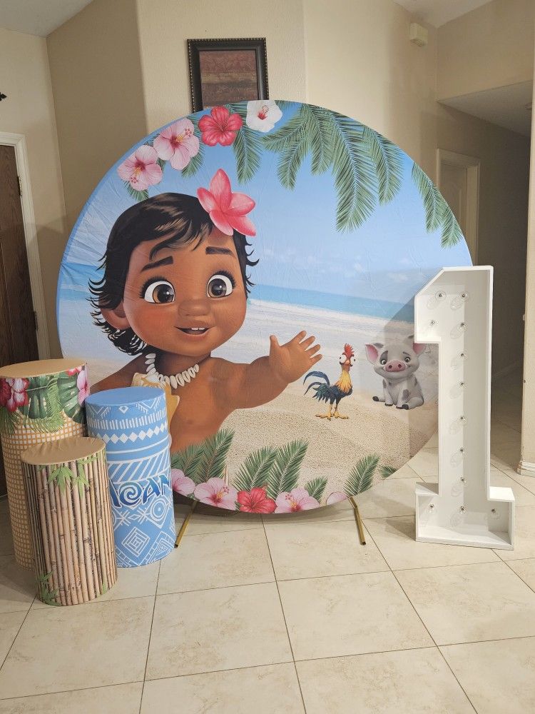 Moana Backdrop