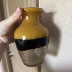 Dale Tiffany Sonora Hand Blown Art Glass Vase