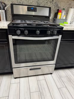 Whirlpool Stainless Steel Gas Range