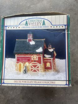 Christmas Valley Stables Collectible