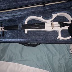 Cecilo White Electric Violin 