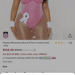 Playboy Bunny Costume 