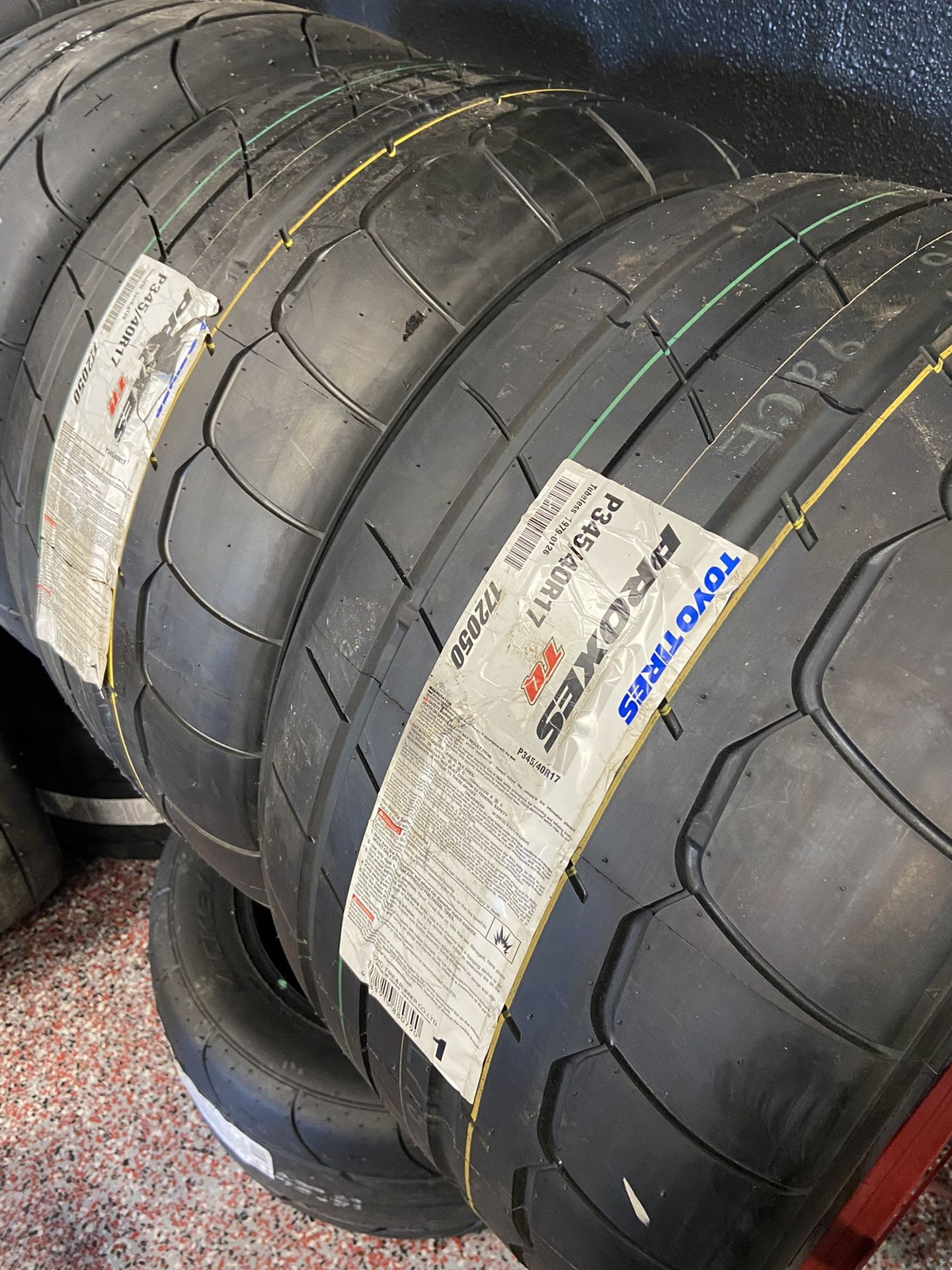 TOYO PROXES TQ 345/40R17 $232 NEW DRAG RADIAL 345/40/17 DOT COMPETITION TIRES 345/40R/17 SLICKS 345/40ZR/17