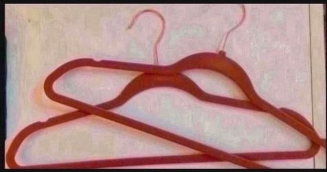 15- BROWN VELVET HANGERS- BRAND NEW