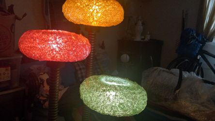 Large Vintage Mid Century Spaghetti Lamp