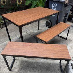 Table With Benches 