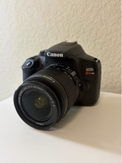 Canon EOS Rebel T6 DSLR Camera Kit (18-55mm IS II Lens + Battery & SD Card) – Mint Condition