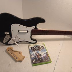 Rockband 2 Guitar And Game For Xbox 360