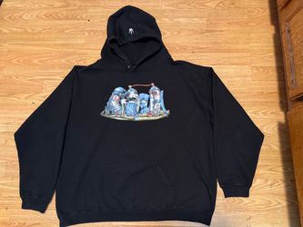 Wildstyle Technicians Graffiti Black Streetwear Spray Paint VTG  Y2K Hoodie 3XL.