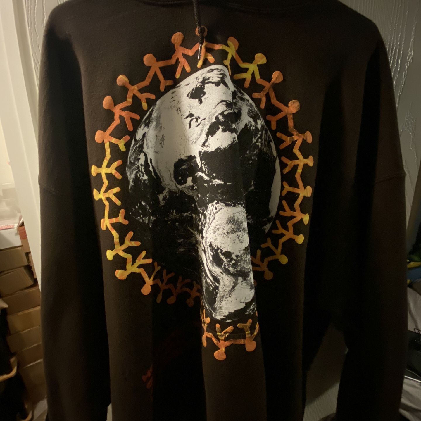Astroworld festival bleached clearance hoodie