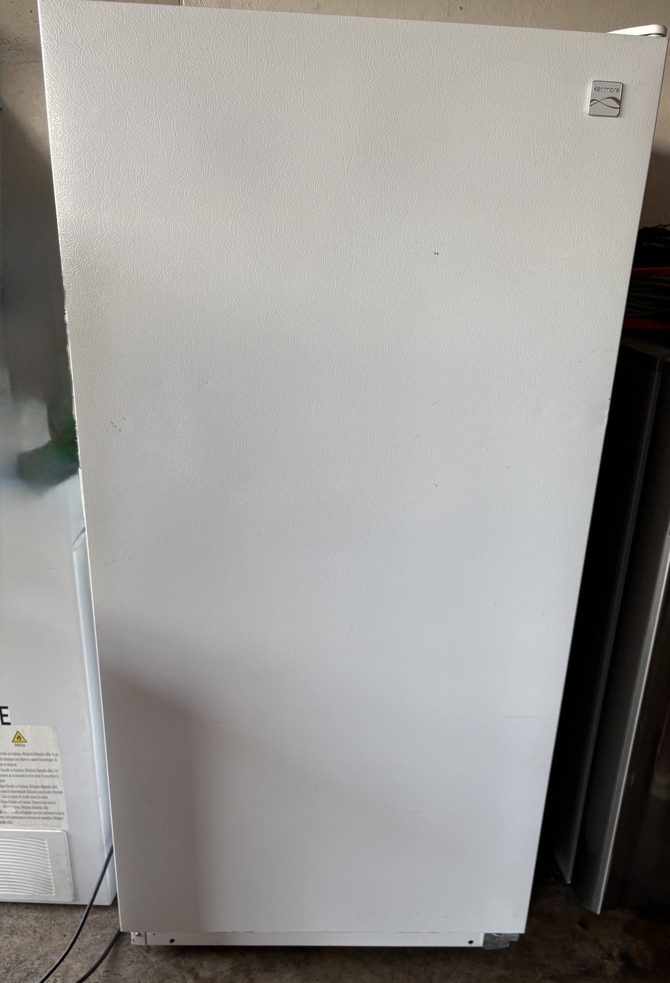 Stand Up Kenmore Deep Freezer