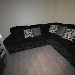 Large Black Couch - New Gently Used