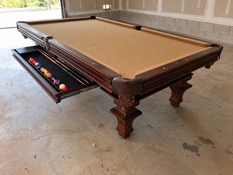 Pool table 9ft- New felt- ANY COLOR- Free Delivery