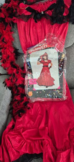 Scarlett Red & Black Halloween Costume
