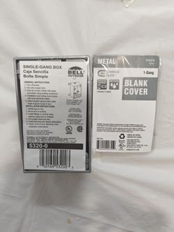 Bell Outdoor Single-Gang Box with Blank Cover NIB