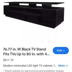 FREE BLACK TV STAND