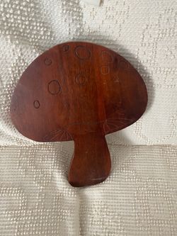 Wooden Mushroom Shaped Cutting Board