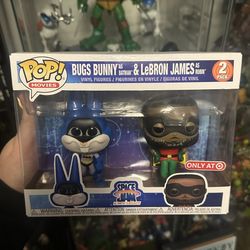 Bugs Bunny & Lebron James Space Jam 2 A New Legacy 2 Pack Funko Pop