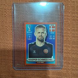 Kasper Schmeichel 2022 World Cup Red Sticker DEN 3