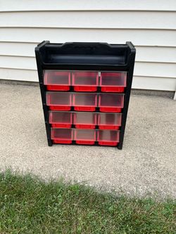 Small parts storage organizer.