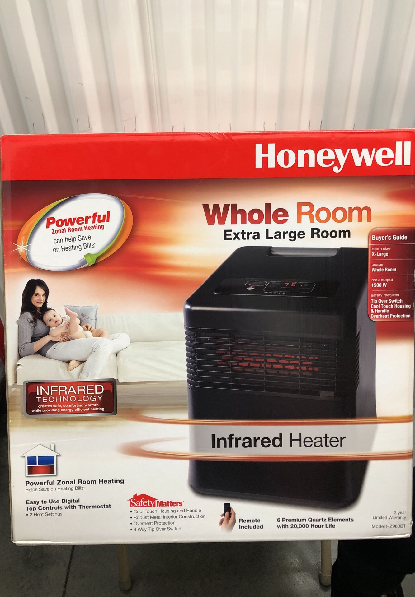 Honeywell whole room extra large heater for Sale in Las Vegas, NV - OfferUp
