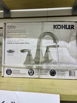 Kohler Kallan 8" Widespread Bathroom Faucet Brushed Nickel