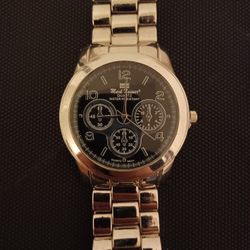 Mark Naiman Silver Luxury Watch 