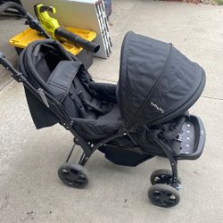 Baby Joy Double Stroller 