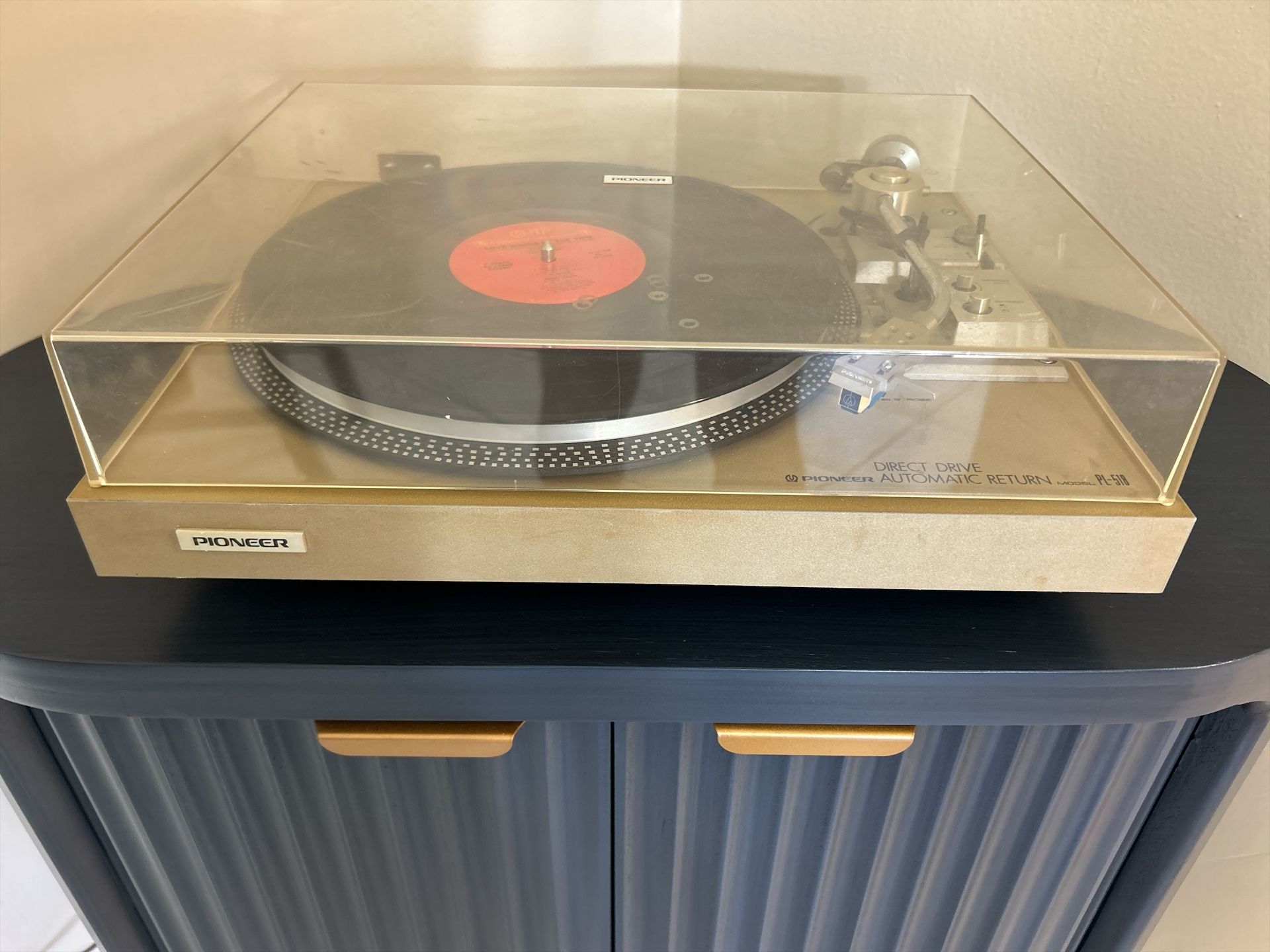 Pioneer PL-518 Direct Drive Automatic Return Turntable In Excellent Condition