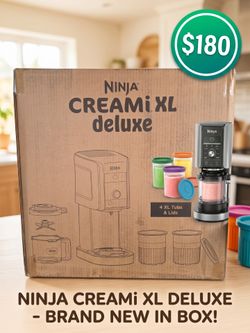 Ninja Creami Deluxe XL 11 in 1 with extra pints