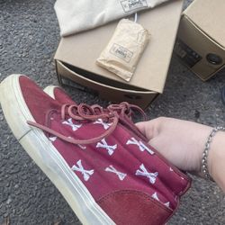 Wtaps X Vans Burgundy Chukka Sz 8.5