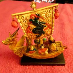1969 "Seven Gods On Flying Dragon" Celluloid Figurine
