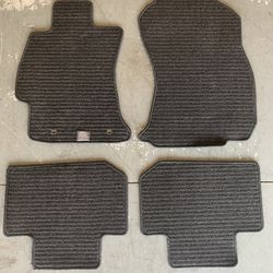 2017 Subaru Forester OEM carpeted floor mats, like new condition 