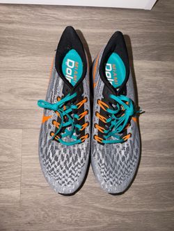 Men's Miami Dolphins Nike Gray/Orange Air Zoom Pegasus 36 Size 13