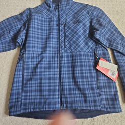 The North Face, Blue Plaid Bionic