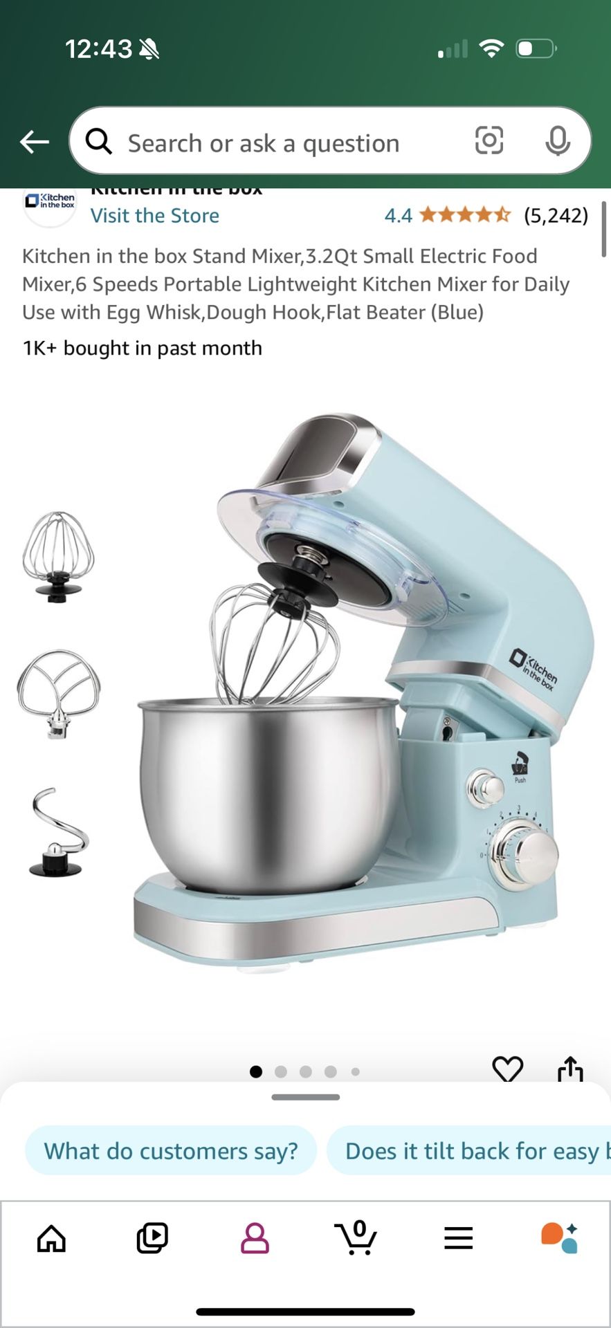 Stand Mixer, 3.2Qt